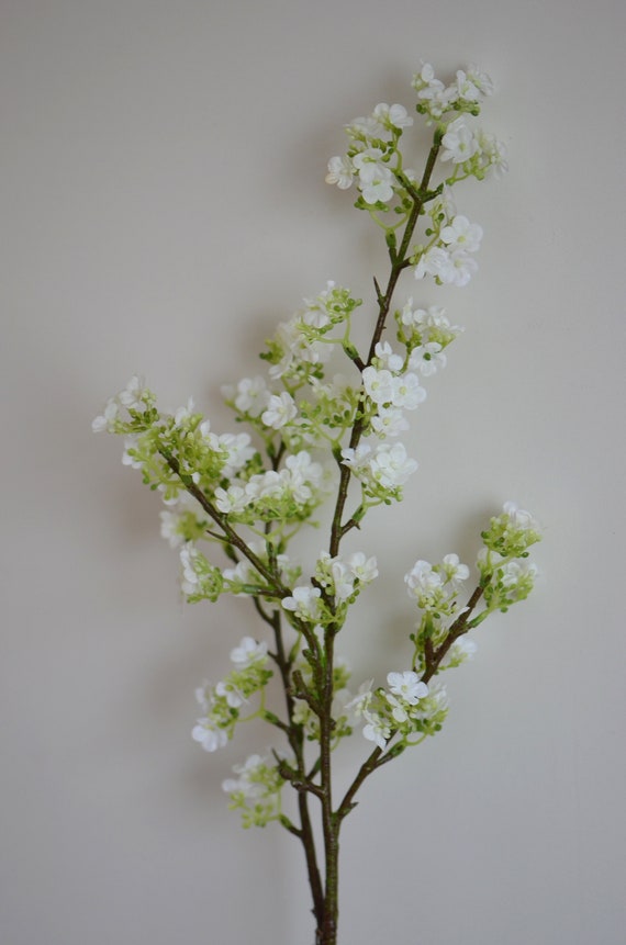 Silk Small White Flowers White Fillers Faux Small White Flowers