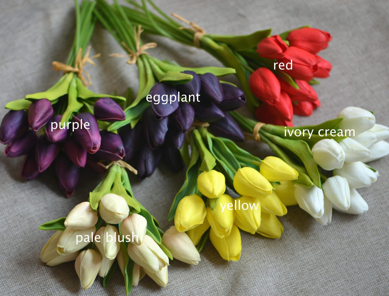 Real Touch Tulips For DIY Wedding Bouquets Centerpieces Tulips Etsy