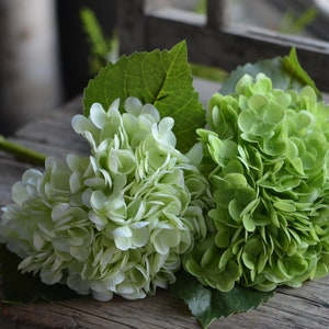 Hortensias secas de seda, hortensias artificiales, centros de mesa vintage,  ramos de novia de boda de seda DIY -  España