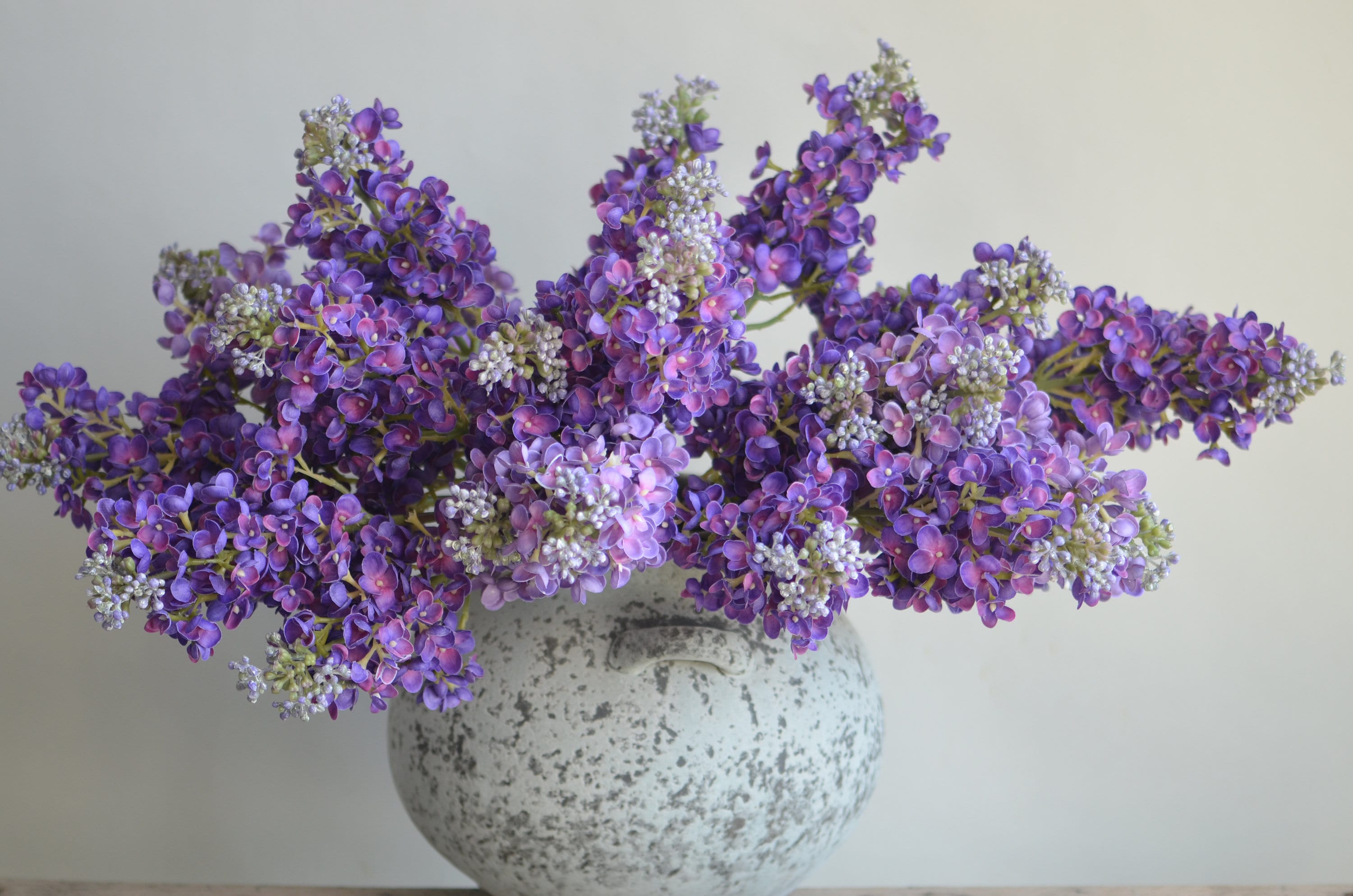 9 Fiori Artificiali Violaciocche - Decorazioni UV Resistenti Per Interni Ed Esterni - Foto 2