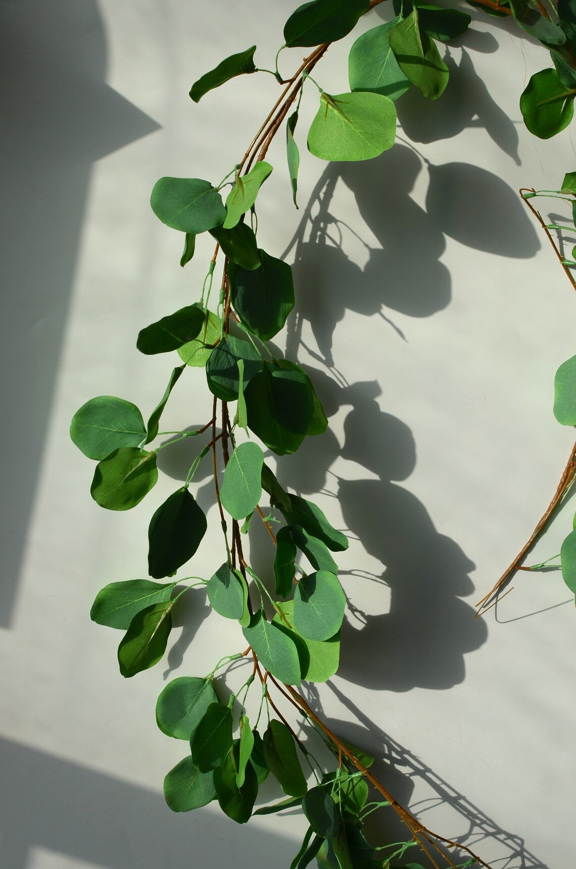 65inch Green Eucalyptus Vine Artificial Vine Leaves Vintage Etsy