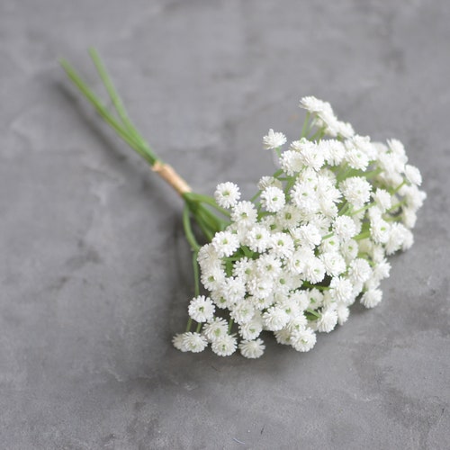 White Baby’s Breath Bundle, Artificial Baby’s Breath, Fausses fleurs sauvages blanches, Bouquets de mariage DIY, Bouquets de demoiselles d’honneur DIY