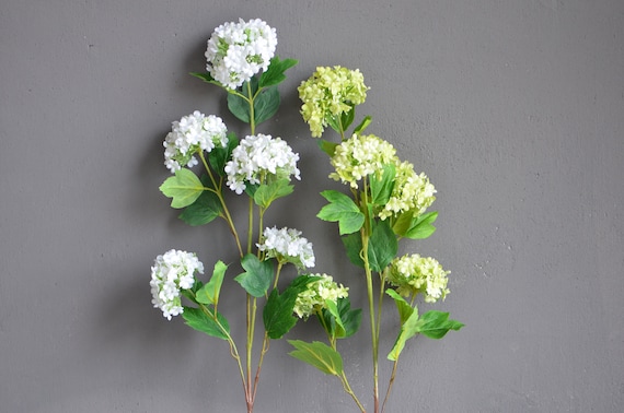 30 Ortensie Finte In Seta Bianche - Fiori Artificiali Per Decorazione Casa E Matrimoni - Foto 9