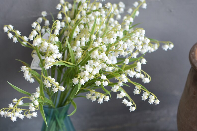 Lily of the valley Faux Artificial Plastic lily of the Etsy