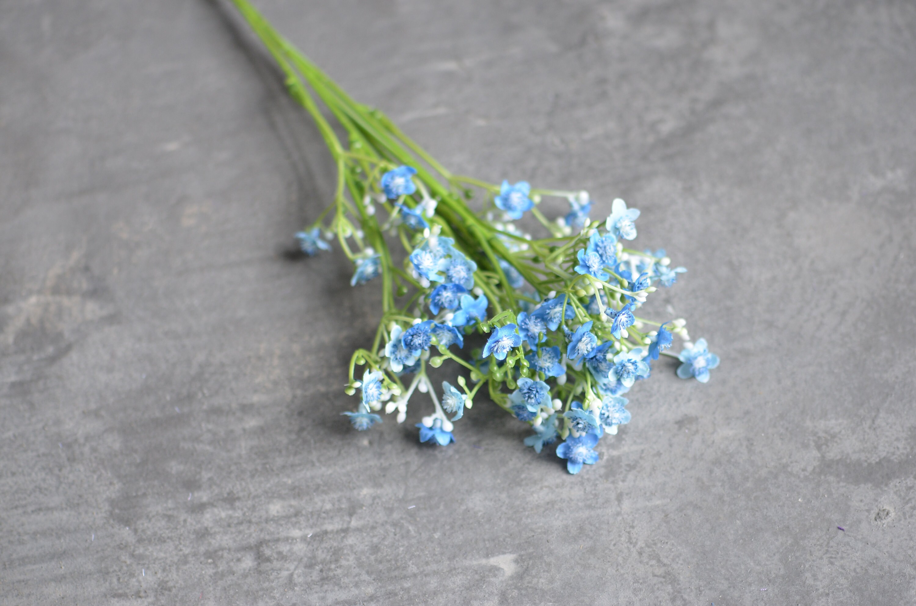 Baby's Breath, Artificial Baby's Breath, Fake Flowers, Purple Blue