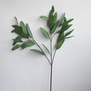 Eucalyptus Artificial Real Touch Eucalyptus Leaves Vintage Greenery Centerpieces Wedding Leaves