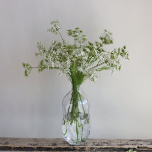 Tallo de planta de encaje falso de la reina Ana de 19,7 , 3 cabezas en blanco, rama de flores artificiales de primavera, flores de bricolaje / boda / hogar / decoración de cocina, regalos imagen 4