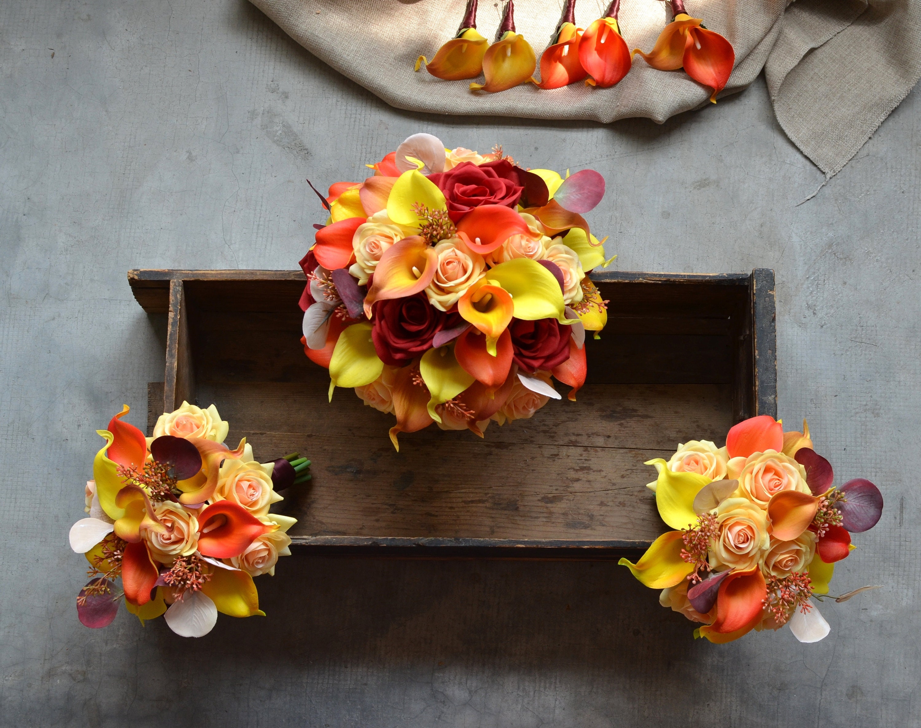 オレンジ系 造花 ウェディングブーケ 楽天市場】オレンジ【ブーケ】ウェディングブーケ/造花ブーケ