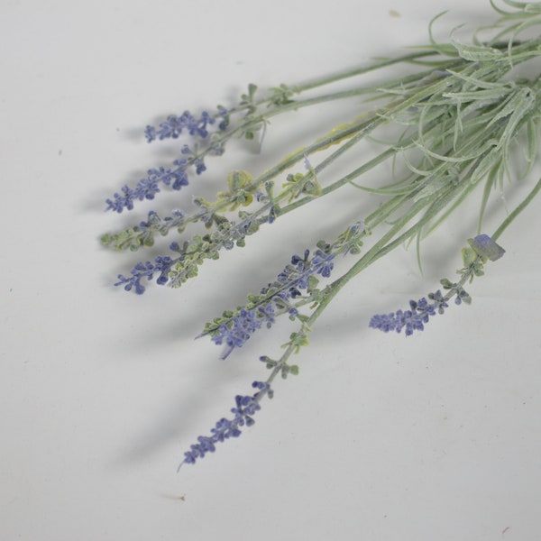 Artificial Lavender Bunch, Light Purple Fake Lavenders, Home Decor Flowers, Wedding Decor Flowers