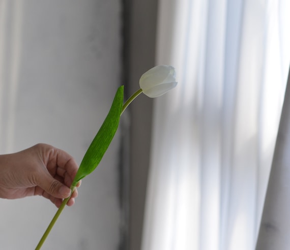 8 Tulipes Artificielles Real Touch En Latex – Faux Fleurs Multicolores Tulipes Pour Décoration Mariage, Maison, Fête Et DIY