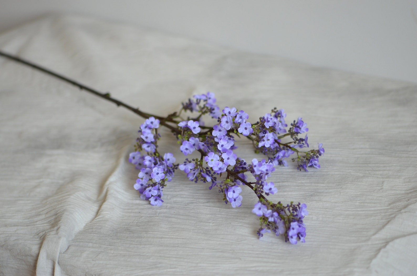 Silk Small Purple Flowers Purple Fillers faux Small Purple Etsy