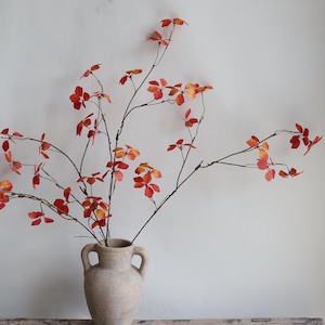 Faux Orange Pieris Japonica stam, höstens blomsterarrangemang (31,5")