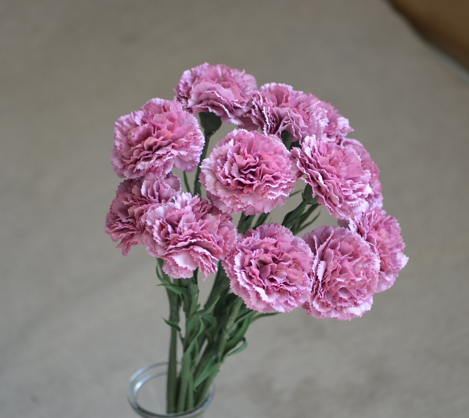 Purple Carnations Real Touch Carnations DIY Wedding Flowers Etsy