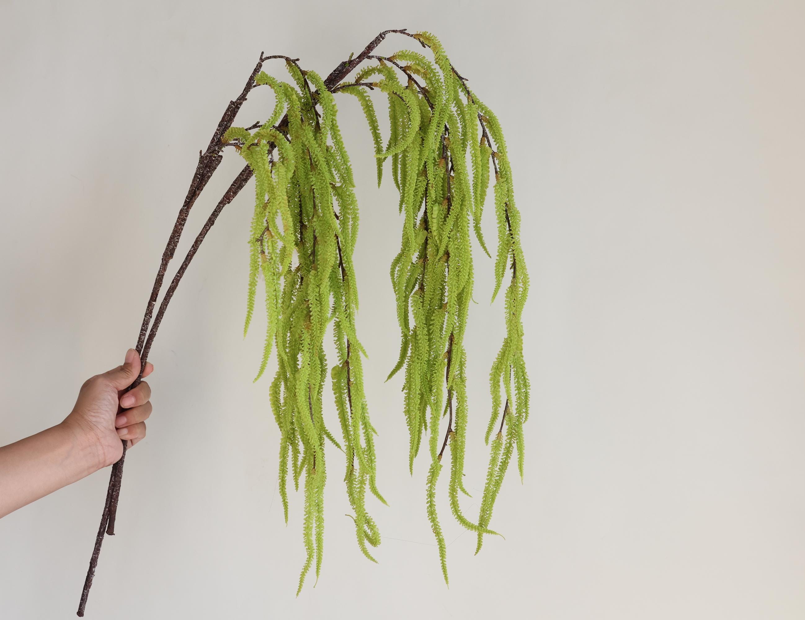 43" Fake Green Amaranth Tails Branch, Artificial Hanging Plant, DIY Floral Bouquet Arrangement /Greenery/Wedding/Home Decors/Holiday Gifts