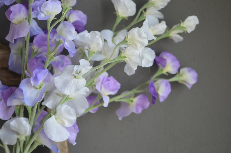 Partenio Artificiale Femke, Bianco, Altezza 60 Cm, Fiore Finto Su Gambo Per Decorazione - 2