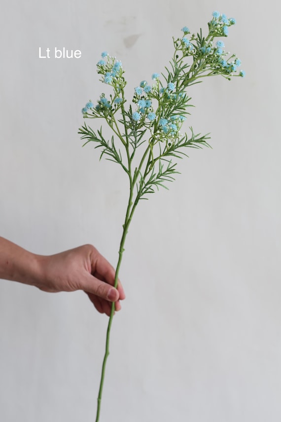 29インチのフェイクカスミソウの茎：マルチカラーの人工野生花 - Etsy 日本