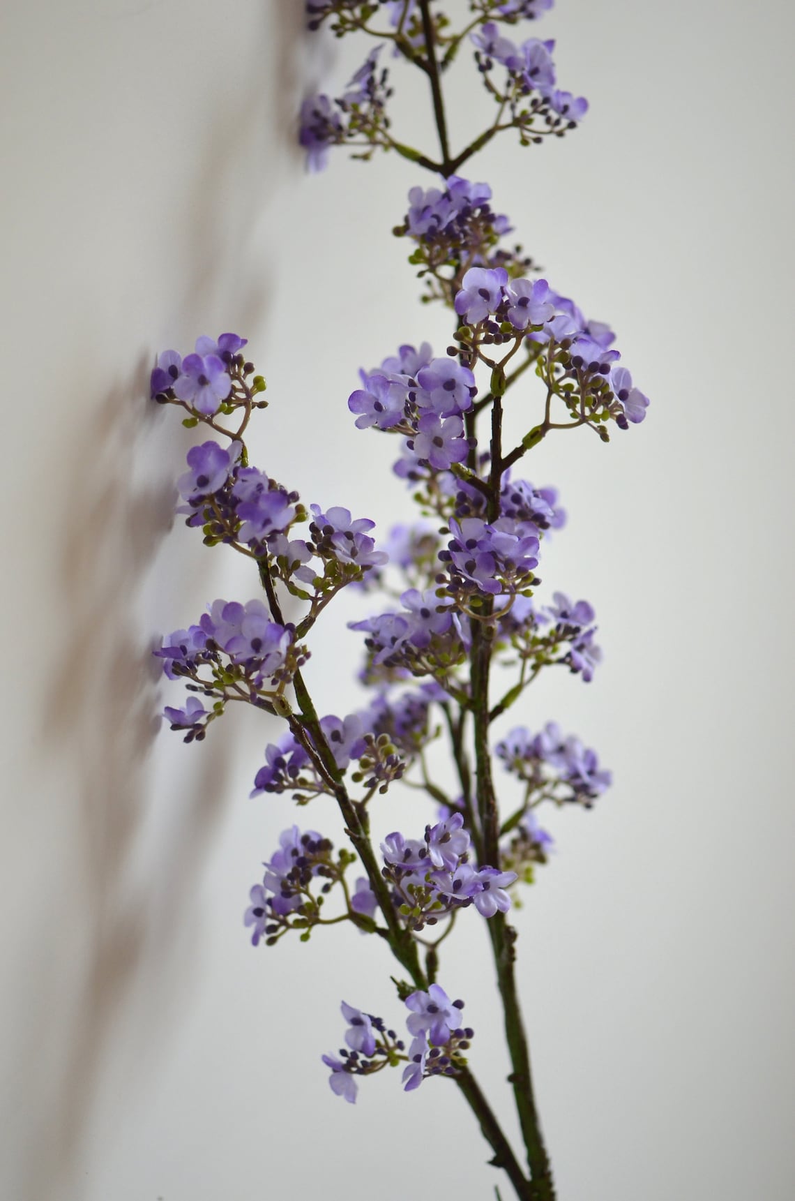 Silk Small Purple Flowers Purple Fillers Faux Small Purple Etsy