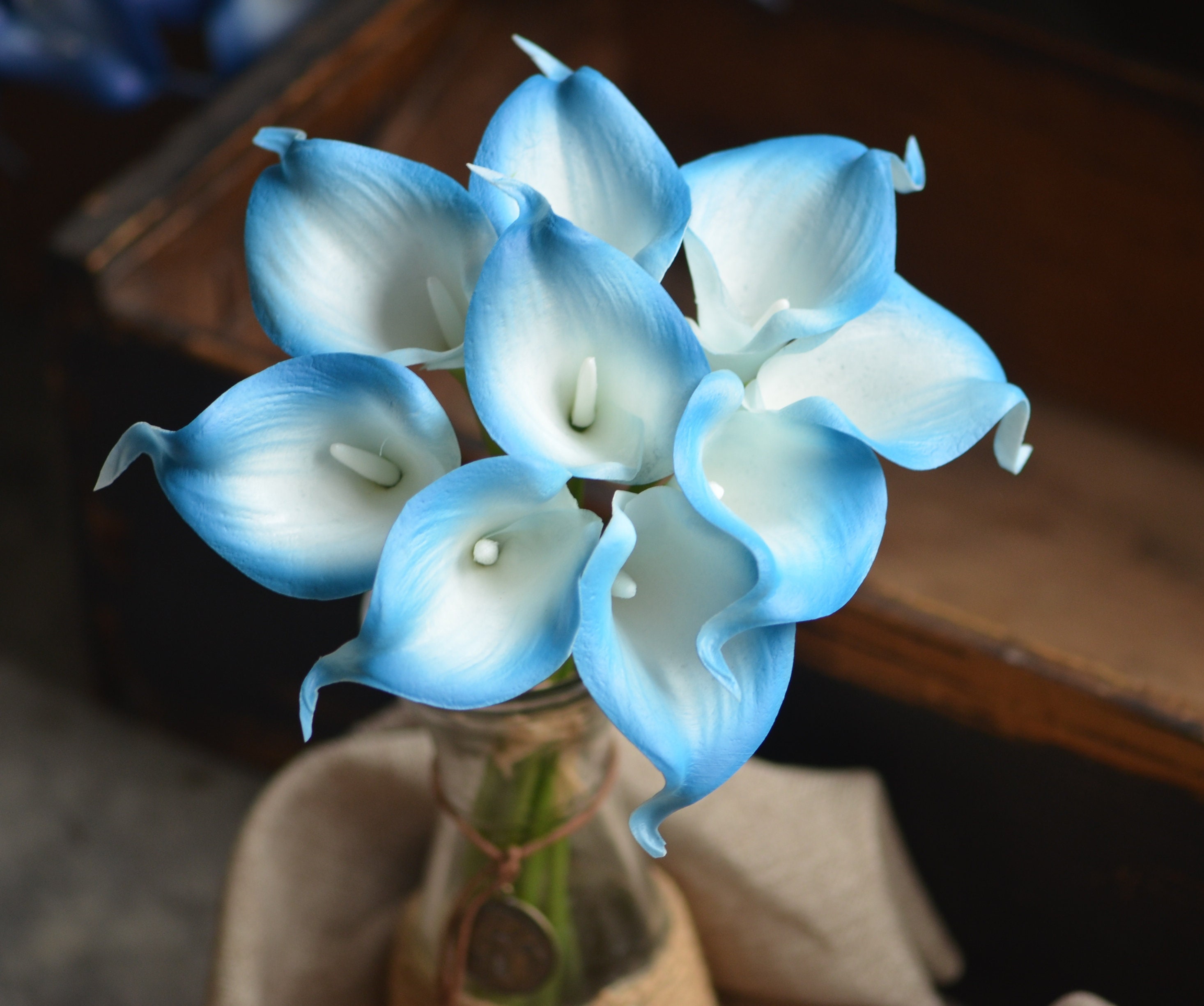 9 Malibu White Calla Lilies Real Touch Flowers DIY Silk Etsy