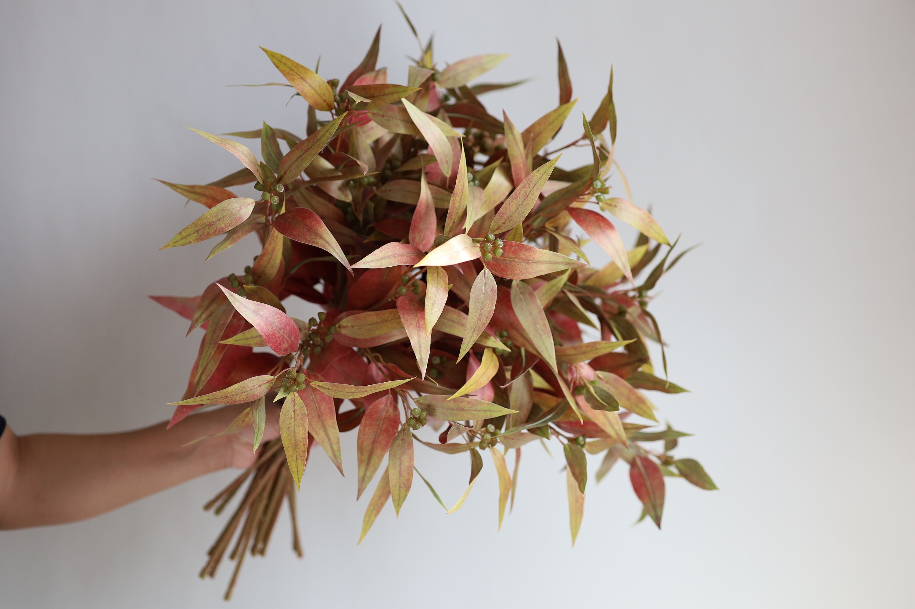 Künstliche Eukalyptus-Zweige, 10 Stück – Perfekt Für Herbst-Deko, Blumenarrangements & DIY-Projekte