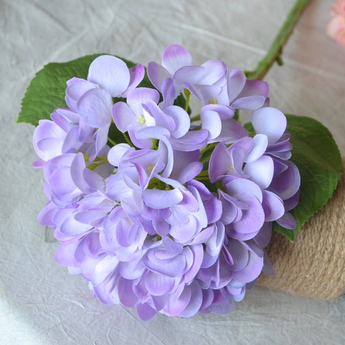 Artificial Hydrangea Silk Flowers Home Garden DIY Wedding Bridal Favor Decor 