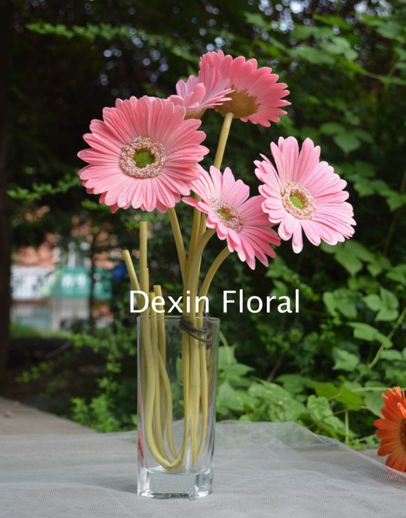 Gerber Daisy Spring Silk Floral Flowers Artificial Great crafts Bridal Wreaths Gerber Daisy Spring Silk Floral Flowers Artificial Great crafts Bridal Wreaths