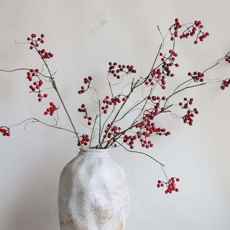 Red Berries Clusters - Etsy UK