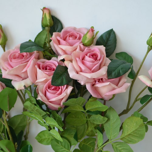 Hot Pink Real Touch Peonies Bunch DIY Silk Bridal Bouquets Etsy