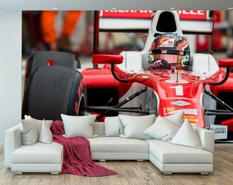 Speed Sports Car Racing Wallpaper Mural Photo Poster Kids Bedroom wall covering, wall decoration