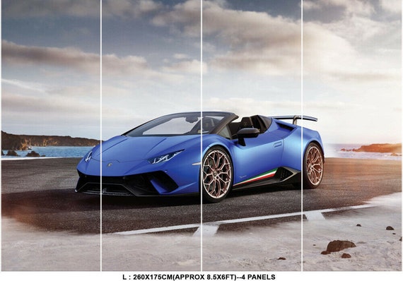 Fast Speed Sports Car Race Wallpaper Mural Photo Poster Kids Bedroom Wall Covering, Wall Decoration - Finland