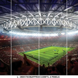 Football Stadium Pitch Sport Wall Mural Photo Wallpaper Kids Game Home Deco wall covering, wall decoration image 5