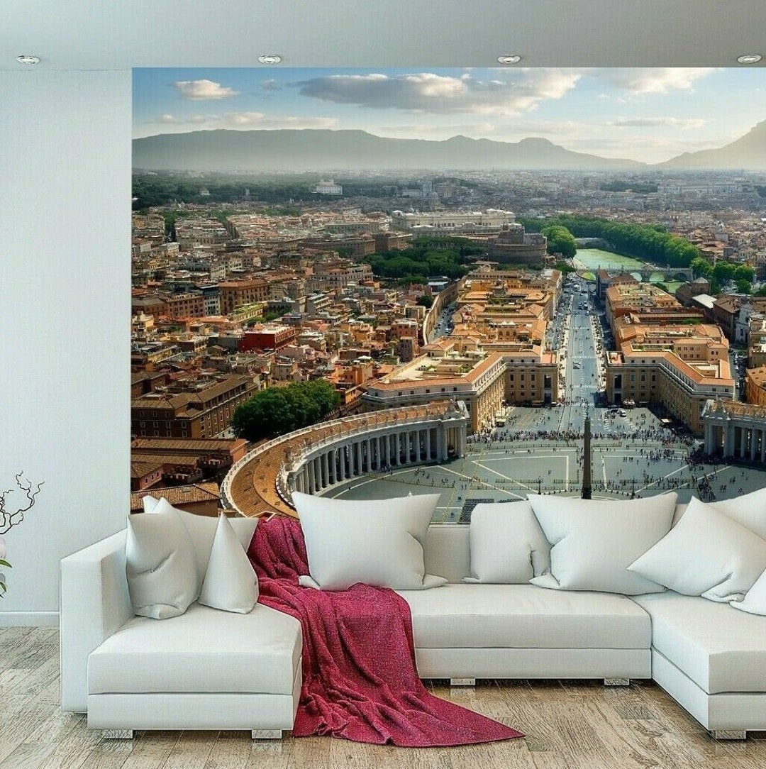 SMARTBUYER :Rome, Italy. The Papal Basilica of Saint Peter in The Vatican  HD Wallpaper No Framed 2ft X 4ft : Amazon.in: Home Improvement