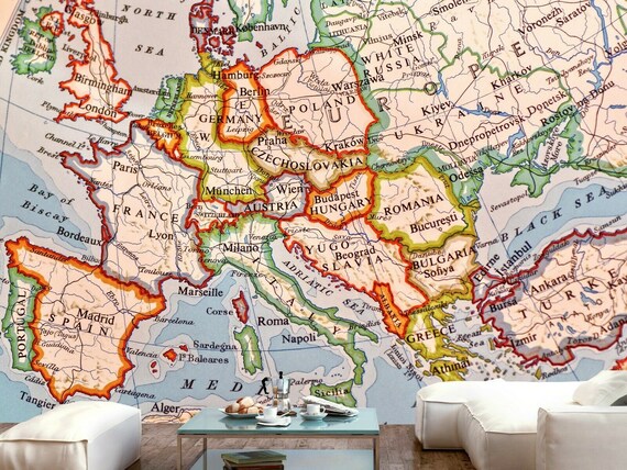 Europe Map Wallpaper