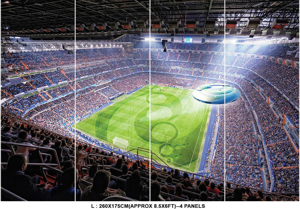 Football Stadium Pitch Sports Wall Mural Photo Wallpaper Kids | Etsy