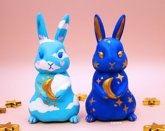 MunBun - Moon Bunny Figure - Customize it - Choose your favourite! 3d Printed