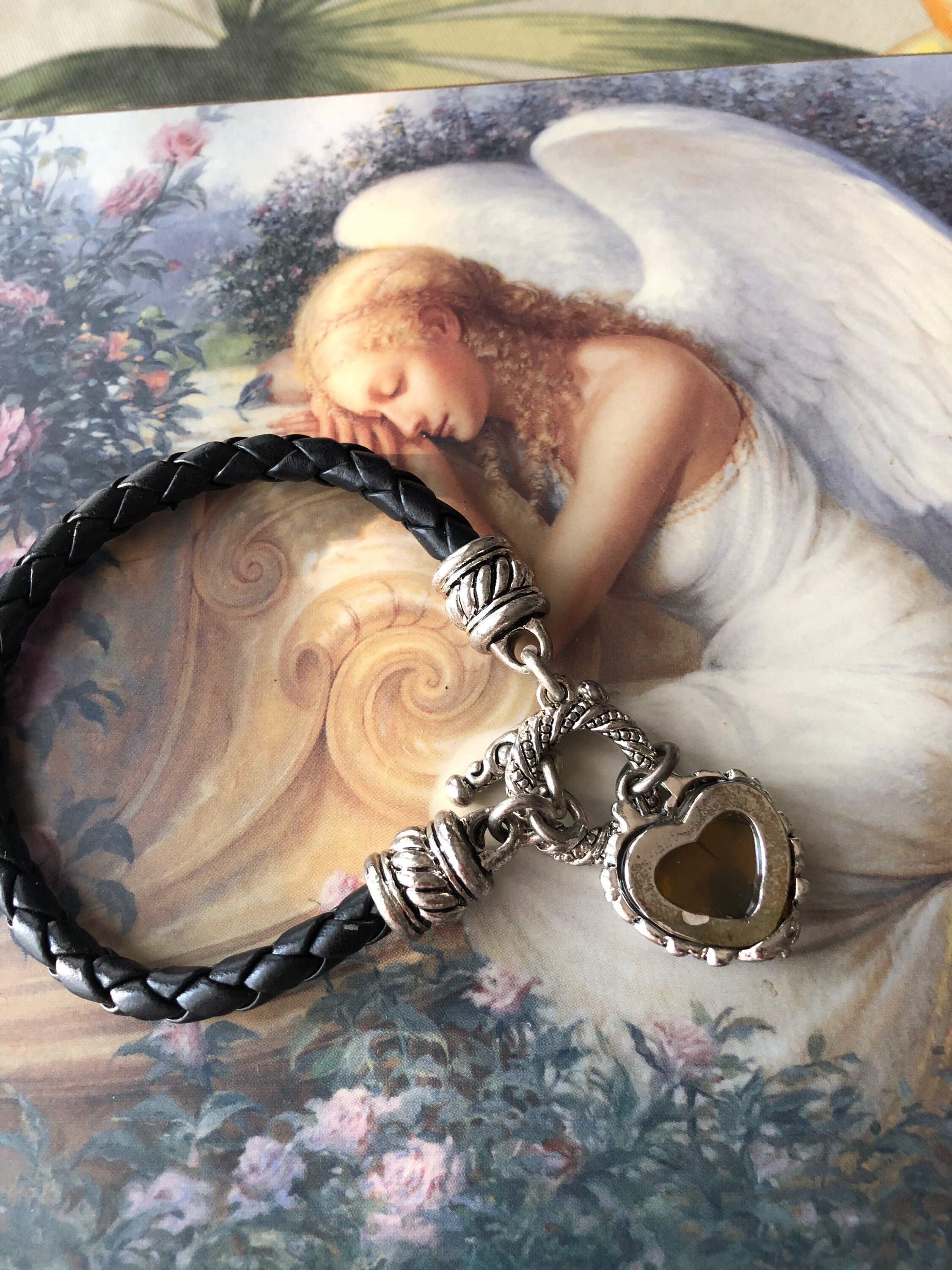 Leather/Sterling Bracelet main image 0