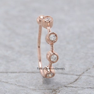 Nose Ring, Studs, Natural Diamond Nose Ring, Nose Ring Hoop, Nose Stud, Rose Gold Nose Ring, Gold Nose Ring, Diamond Nose Stud, Hoop KD980