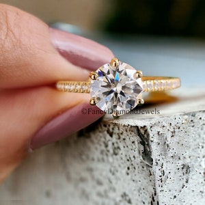Cali Trove Sterling Silver & 1/5ct Natural Diamond Wedding Bridal Ring Set For Women