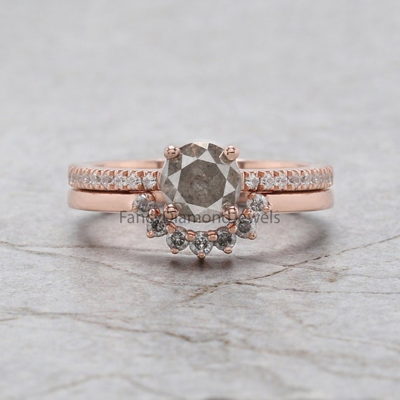 Bague ronde diamant sale