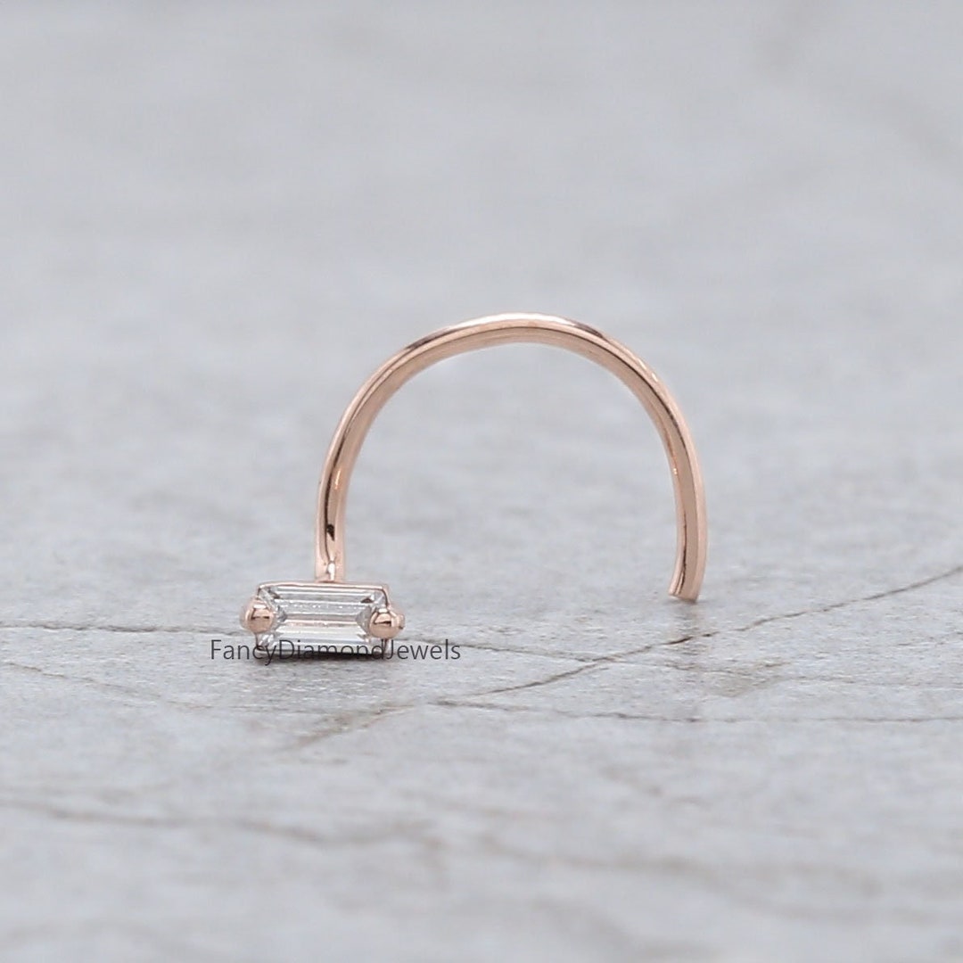 Nose Ring, Studs, Natural Diamond Nose Ring, Nose Ring Hoop, Nose Stud
