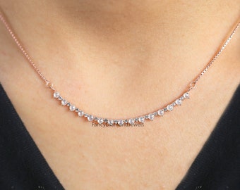 Colgante de diamante redondo talla rosa con diseño de sal y pimienta, colgante de diamante único, colgante de diamante colgante, sin cadena, incluye solo el colgante KD1092
