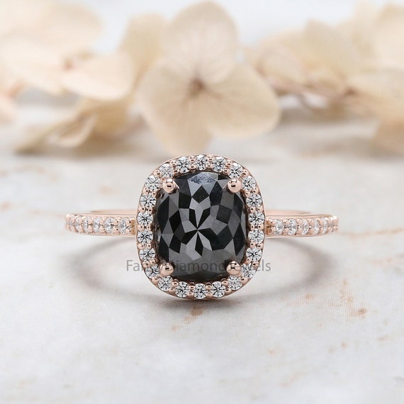 ブラックダイヤモンドリング Ink & Ice Men's Black Diamond Chain Link Ring 1/5 ct tw