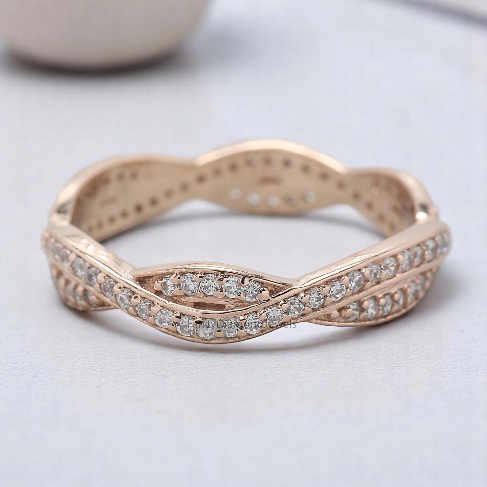 Pavé Diamond Wedding Band
