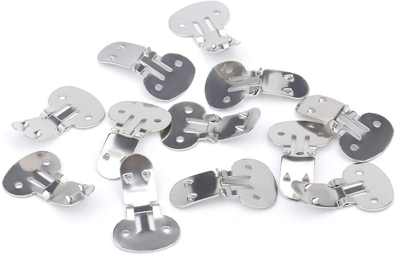 24PCS Large Stainless Steel Flat Blank Shoe Clips Supplies for Etsy UK