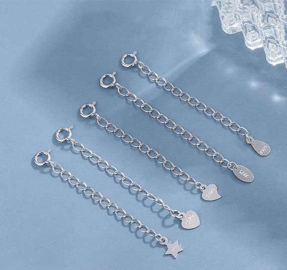 925 Sterling Silver Necklace Extenders