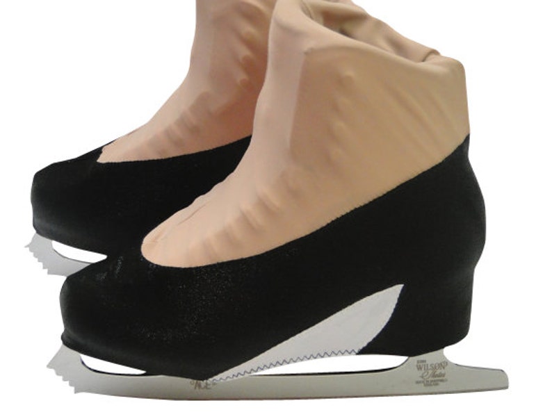 Skating Black Figure Boot Cover Heel Ice Roller Skate High 54qA3RjcL