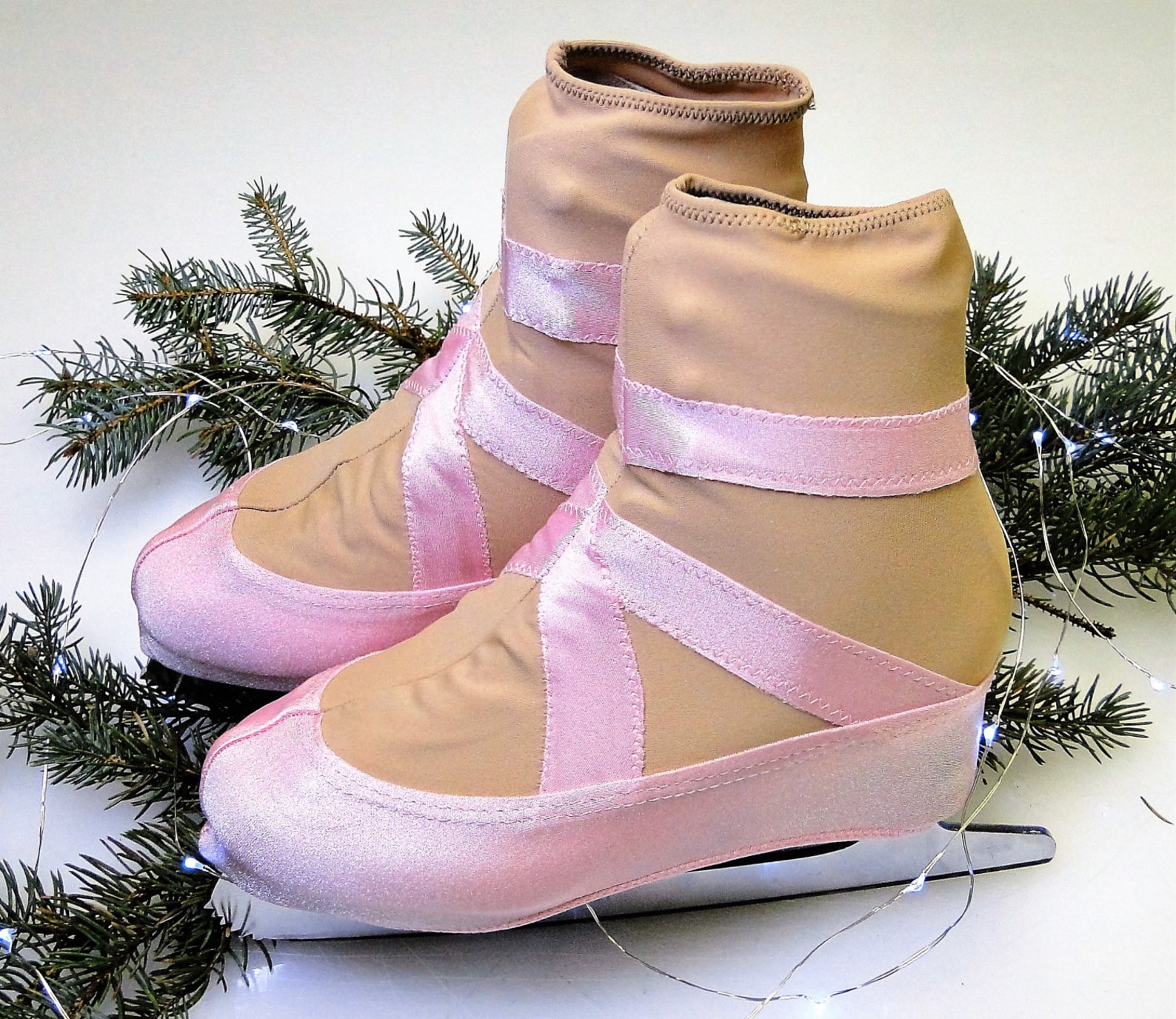 ballet slipper skate boot covers / figure skating / ice skating