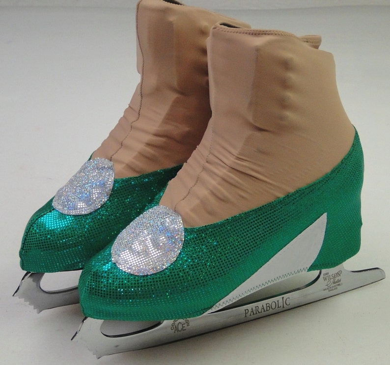 Tinkerbell Inspired Skate Boot Cover / Figure Skating / Ice Skating