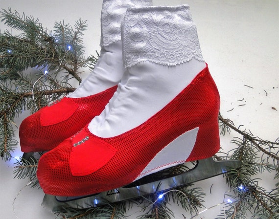 Ruby Red Slippers Skate Boot Covers 