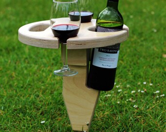Wein Klapptisch Wein Picknick Tisch im freien | Etsy