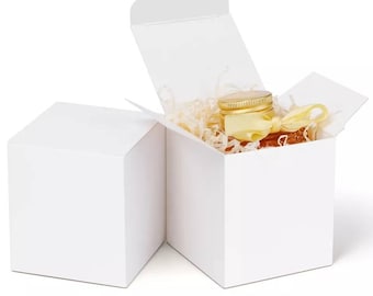 BLANK gift boxes- white square gift box- wedding party favor boxes- 6.5x6.5x6.5cm gift box- mug box - box for mugs- gift boxes - favor box